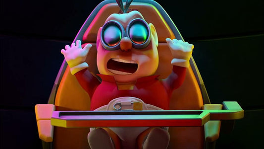Dr. Babble dans Sonic Prime : le plus jeune cerveau du Chaos Council