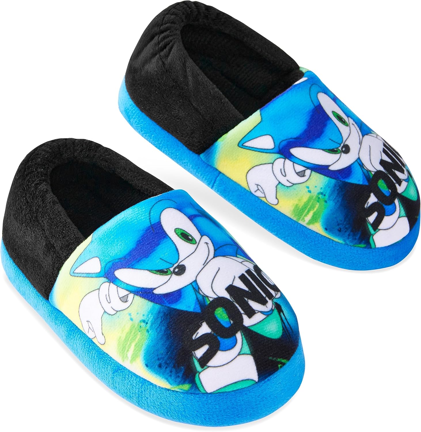 Pantoufles Sonic The Hedgehog 3D Enfants - Chaussons Chauds Et Confortables Garçons Filles