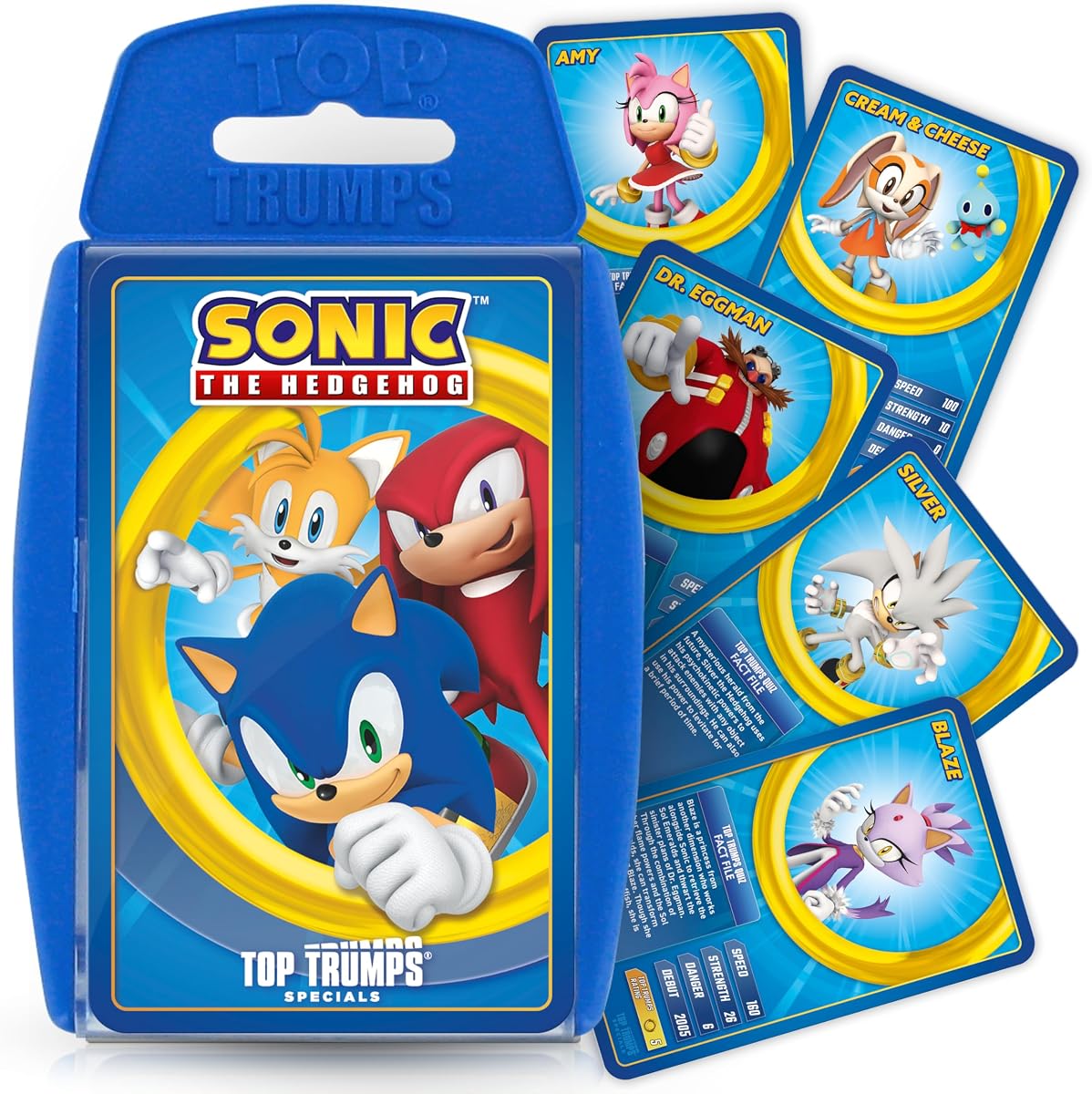 Jeu de Société de Cartes - Top Trumps Sonic Specials