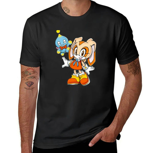 T-Shirt Sonic - Cream The Rabbit & Cheese The Chao