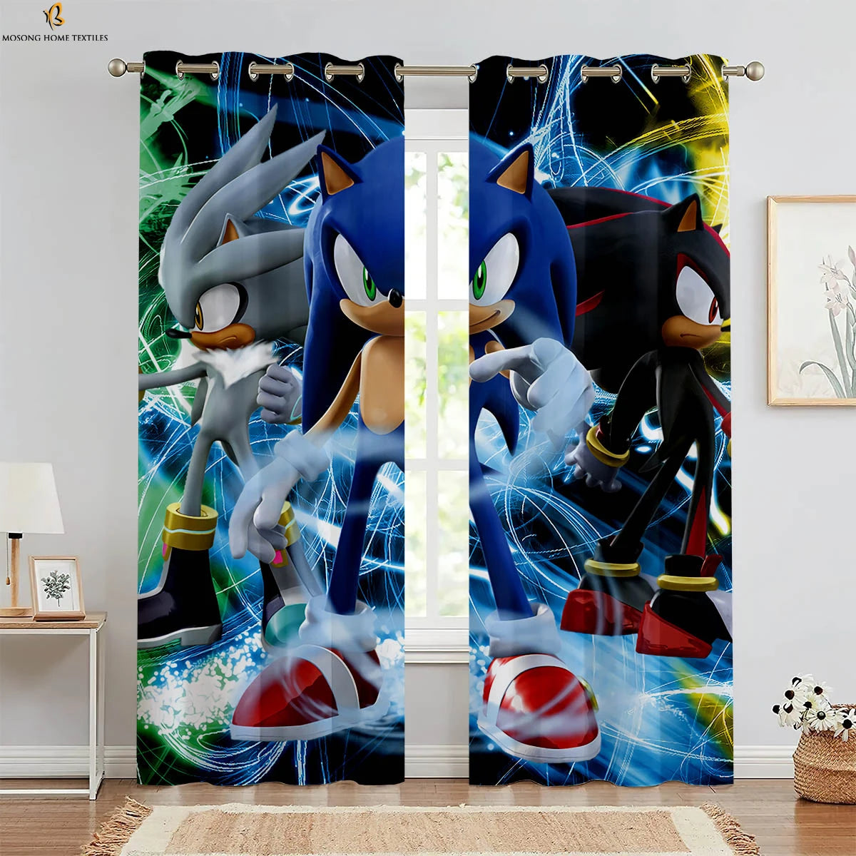 Rideau Sonic - Sonic, Silver et Shadow