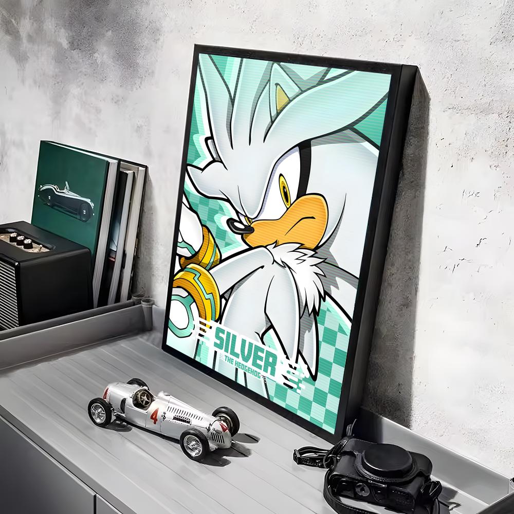 Poster Sonic - Silver