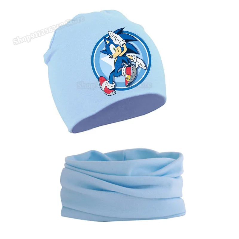 Bonnet Sonic The Hedhehog avec Echarpe