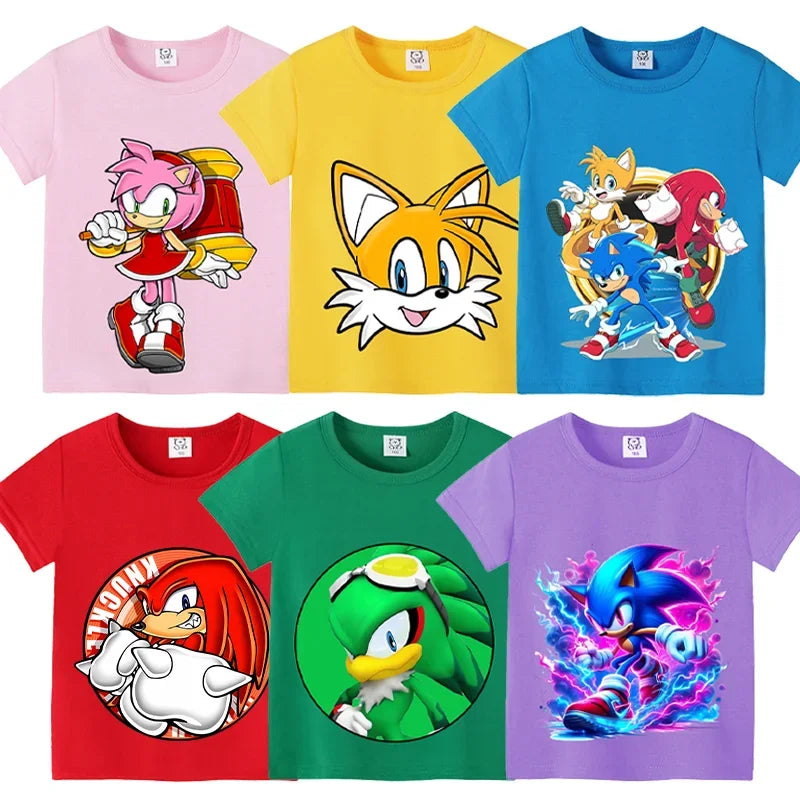 T-Shirt Enfant Jaune "Super Sonic"