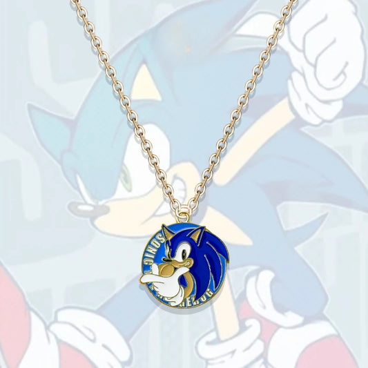 Collier Medaillon Sonic The Hedgehog