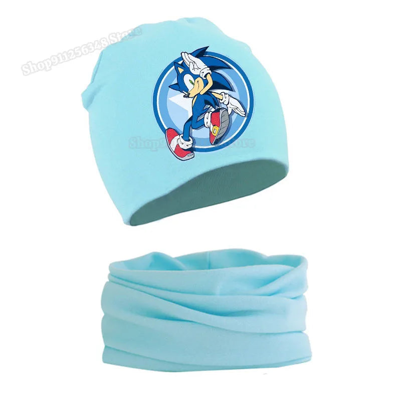 Bonnet Sonic The Hedhehog avec Echarpe