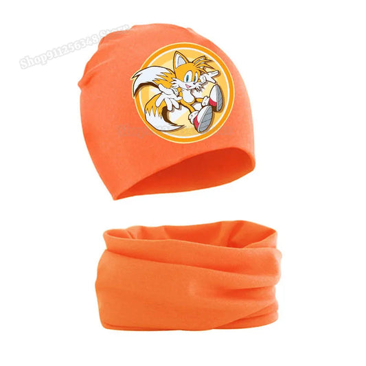 Gorro sónico con bufanda - Miles "Tails" Prower