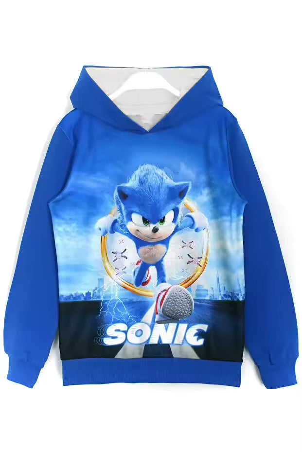Pull à Capuche Sonic - Anneau Doré
