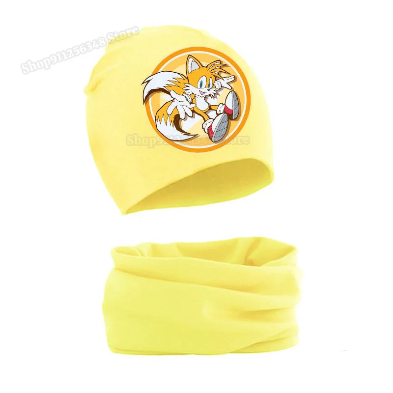 Bonnet Sonic avec Echarpe - Miles "Tails" Prower