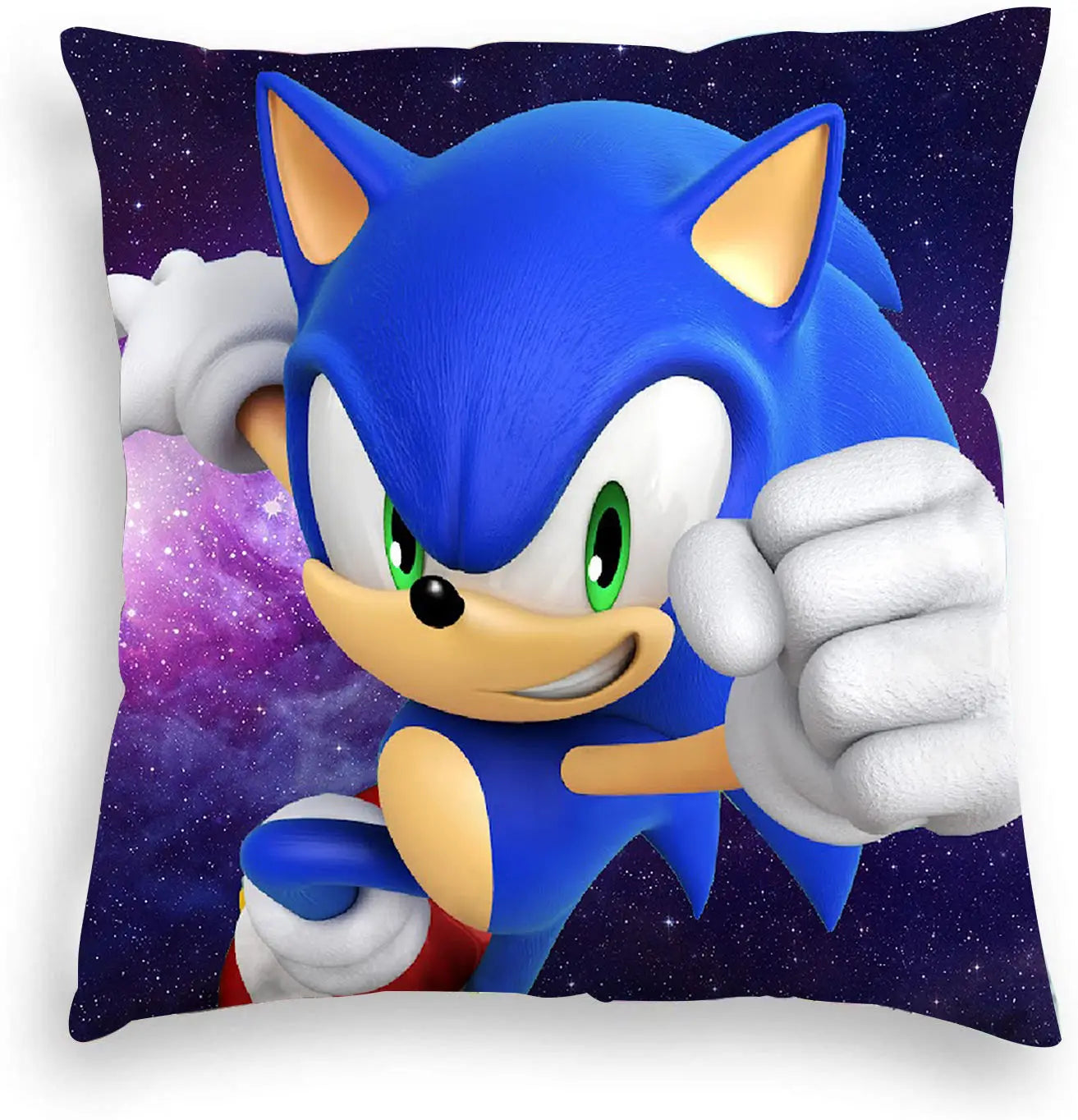 Housse de Coussin Sonic dans le Cosmos