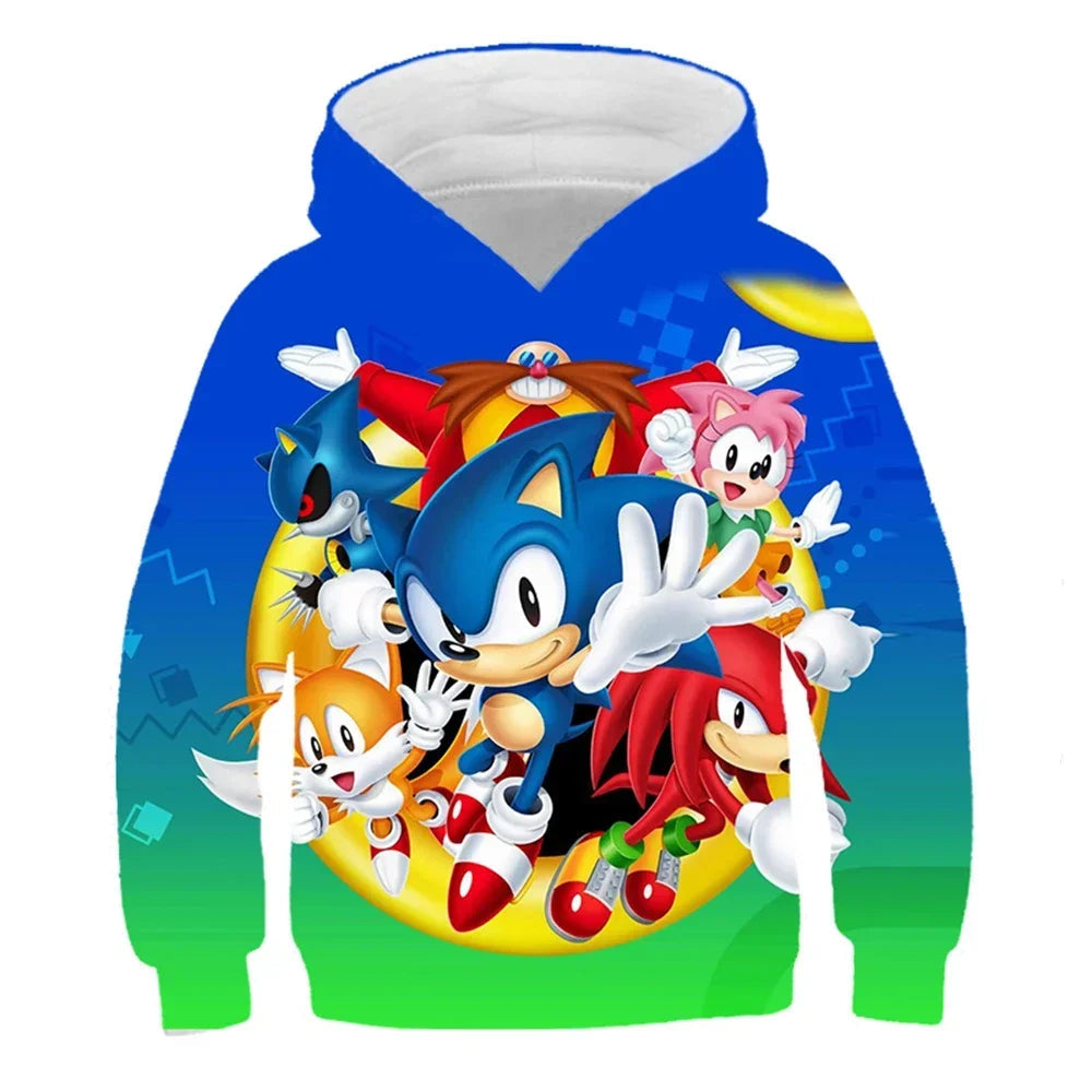 Pull à Capuche Personnages Sonic