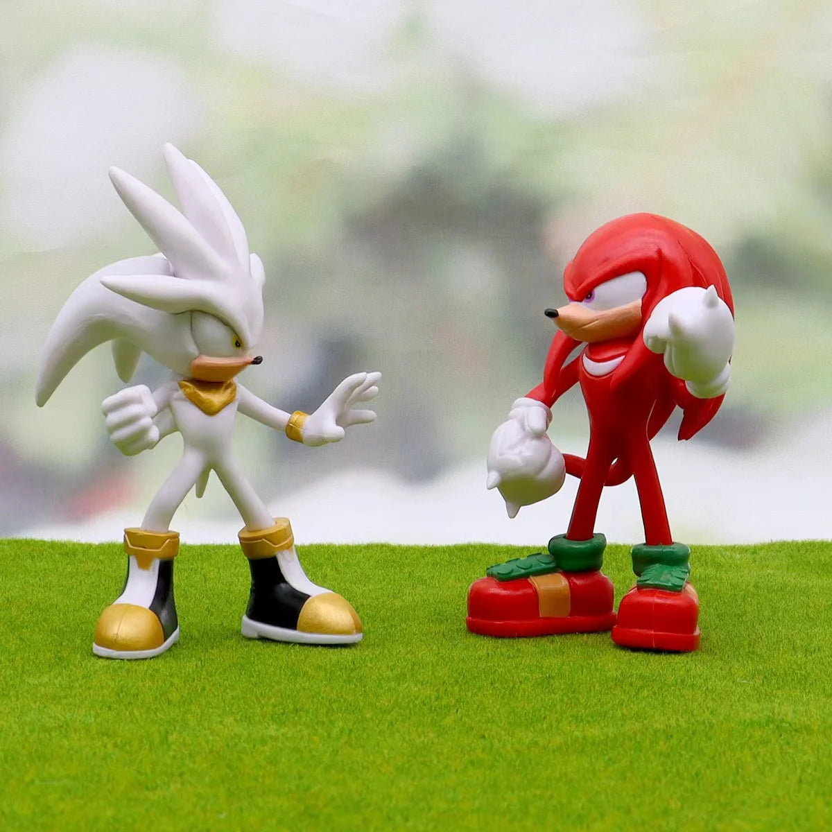 Figurine Sonic - Knuckles et Silver