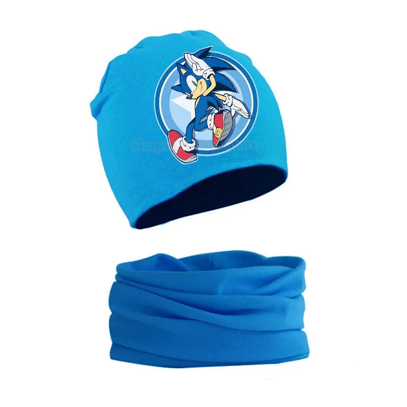 Bonnet Sonic The Hedhehog avec Echarpe
