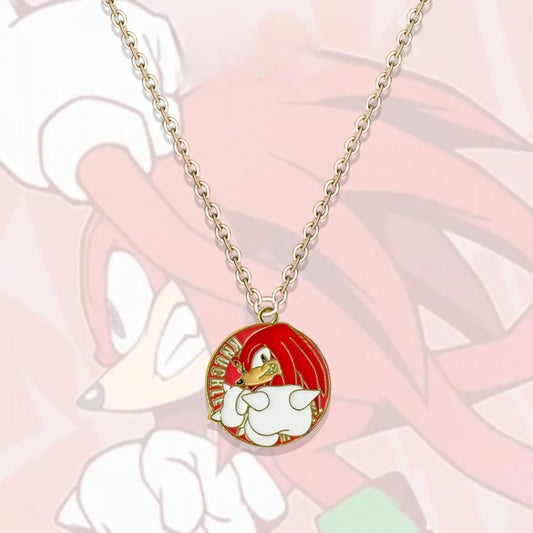 Collier Medaillon Sonic - Knuckles the Echidna