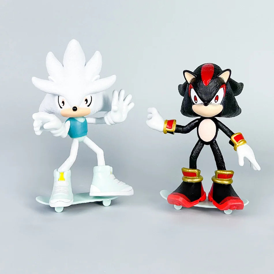 Figurine Sonic Edition Film - Silver The Hedgehog - 17cm