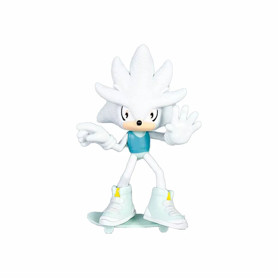 Figurine Sonic Edition Film - Silver The Hedgehog - 17cm