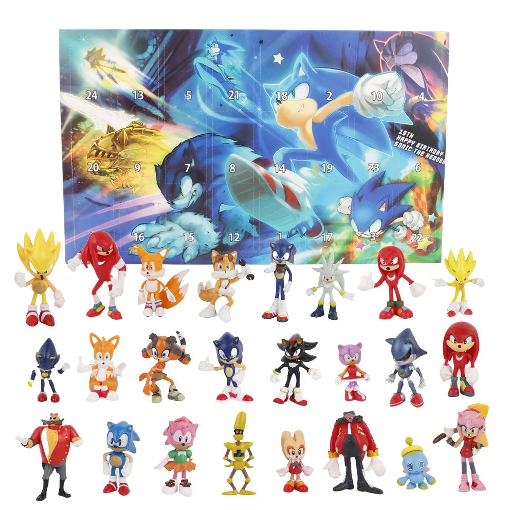 Calendrier de l'Avent Sonic - 24 Figurines