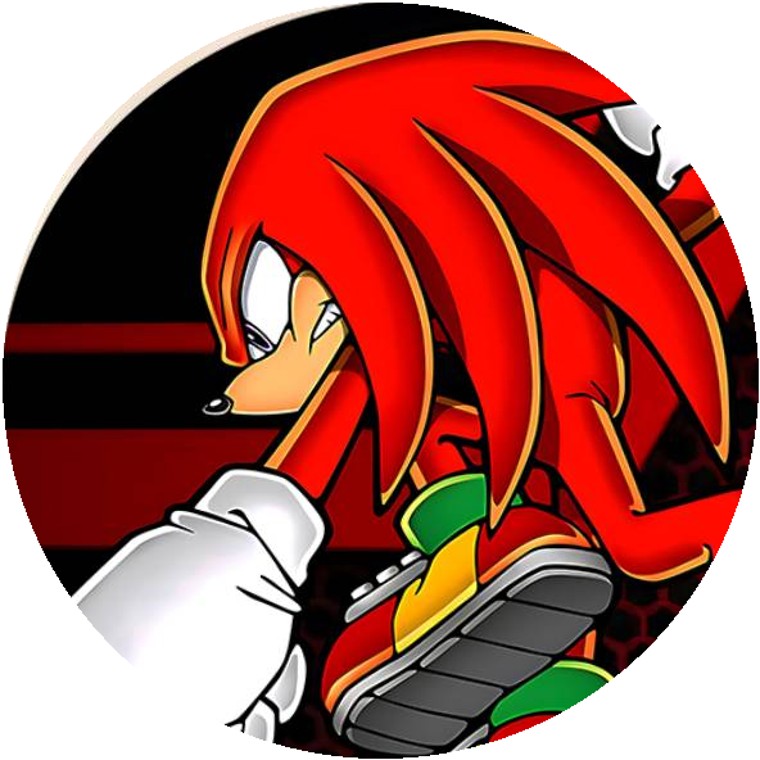 Dessous de verre Sonic - Knuckles
