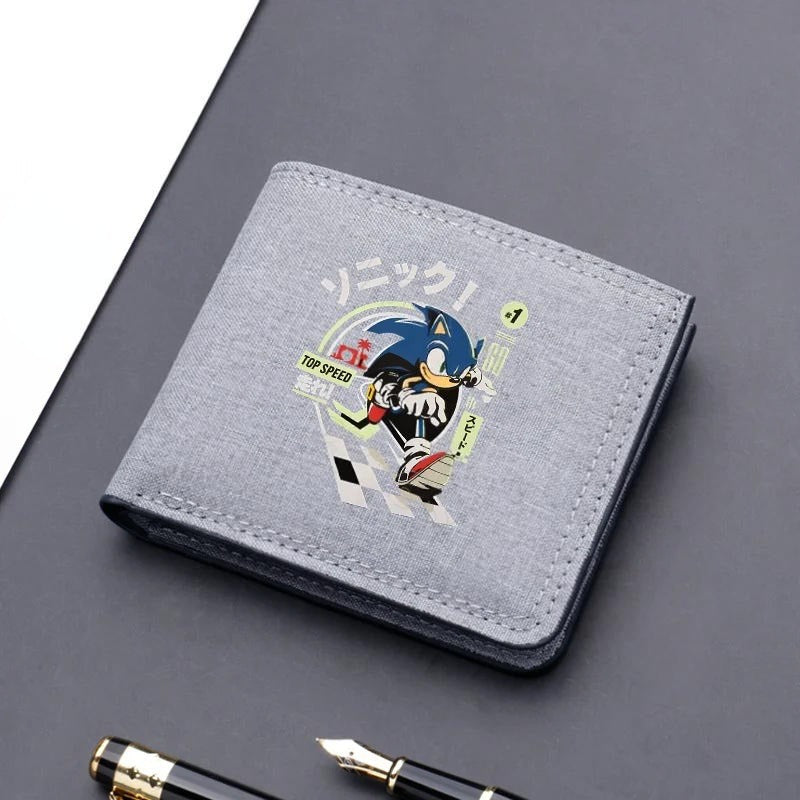 Portefeuille Sonic - Style Japonais