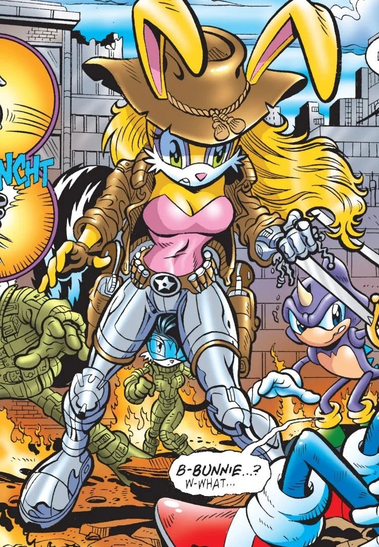 Bunnie Rabbot, la lapine cyborg des Freedom Fighters