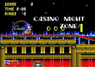 Casino Night Zone : le niveau flipper de Sonic 2