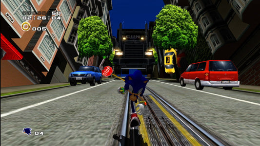 City Escape : le niveau d'ouverture de Sonic Adventure 2