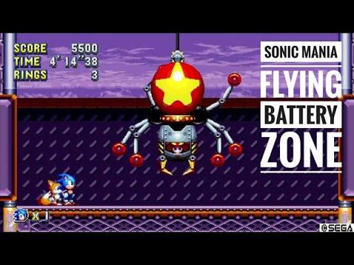 Flying Battery Zone : le cuirassé volant d'Eggman