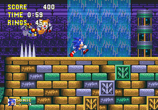 Hydrocity Zone : le niveau aquatique de Sonic 3