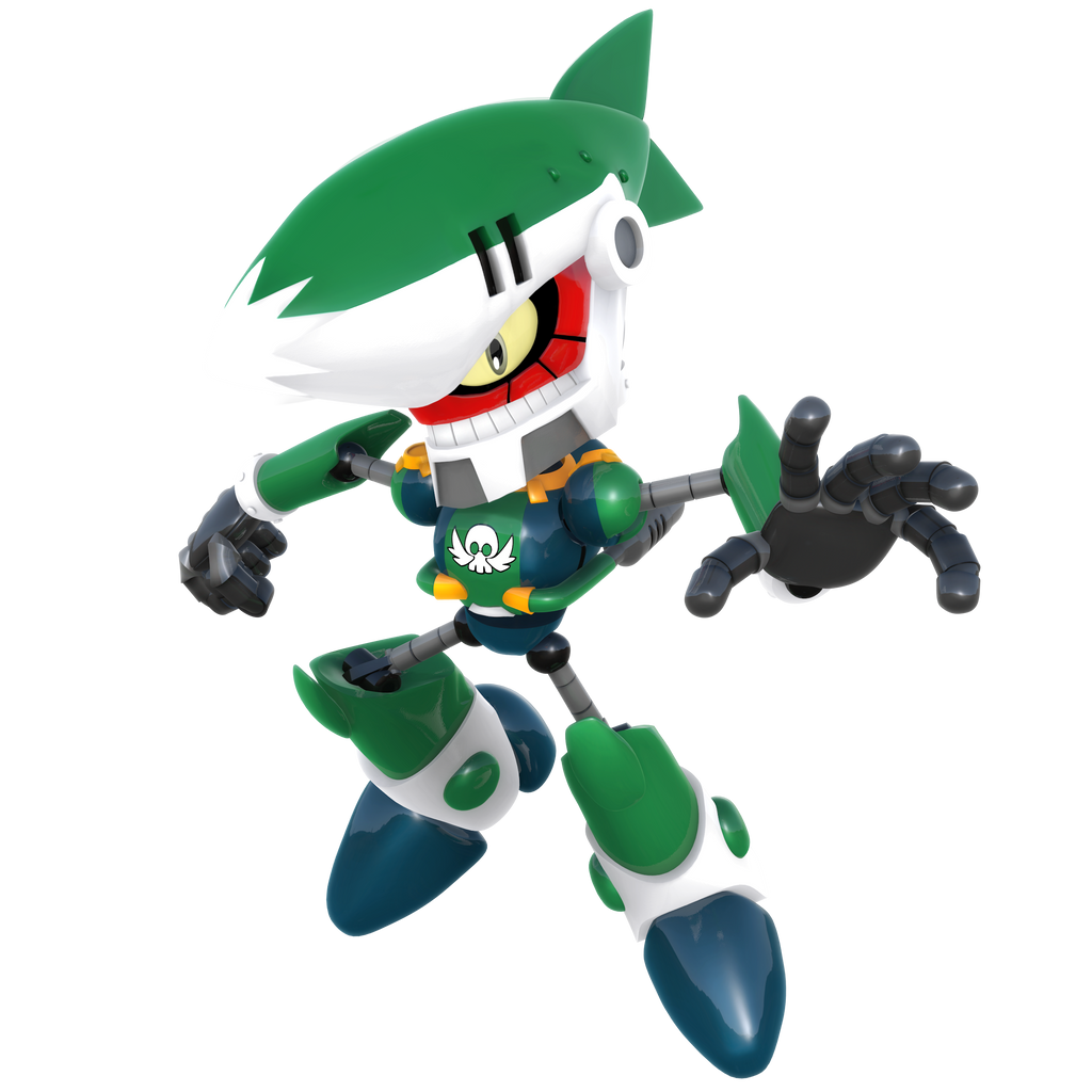 Johnny : le robot pirate rival de Sonic Rush Adventure