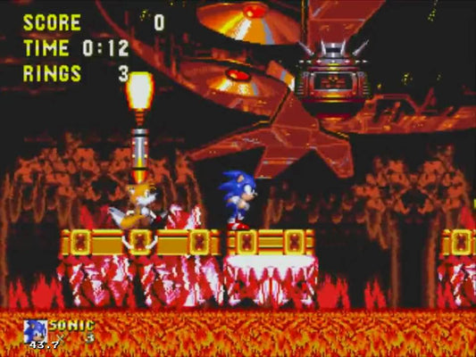 Lava Reef Zone : le volcan du Death Egg de Sonic