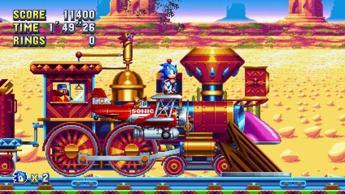 Mirage Saloon Zone : le saloon de Sonic Mania