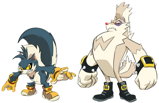 Rough et Tumble, les sconses des comics Sonic IDW