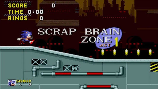 Scrap Brain Zone : l'usine finale de Sonic 1