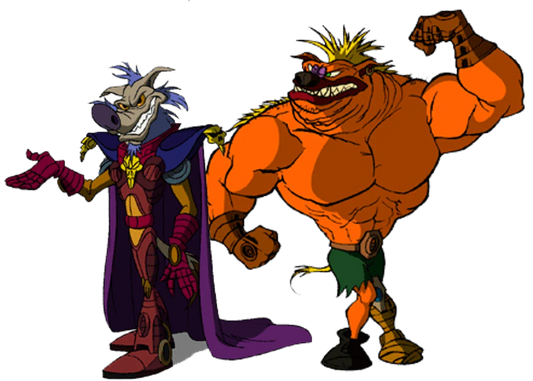 Sleet et Dingo, les sbires de Sonic Underground