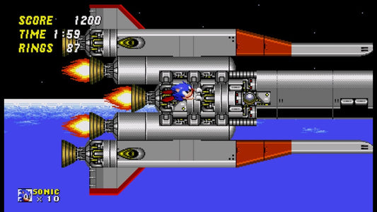 Wing Fortress Zone : la forteresse volante de Sonic 2