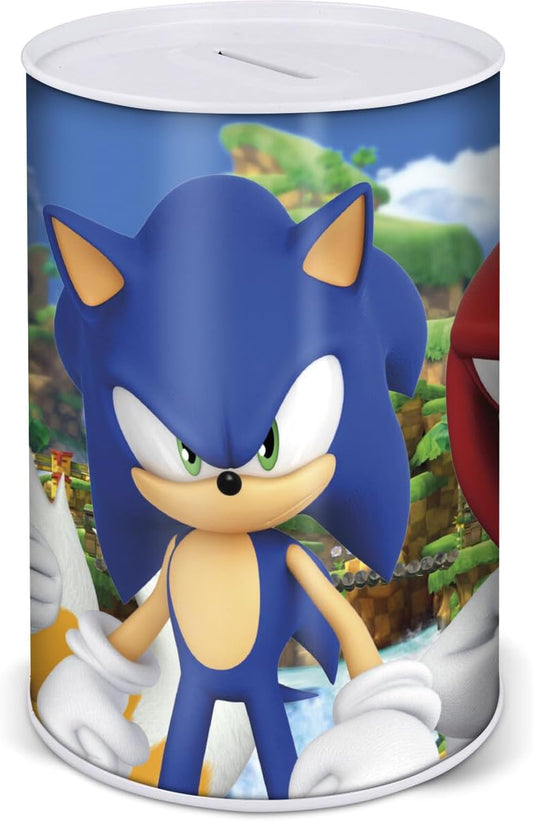 Tirelire Cylindrique Sonic The Hedgehog