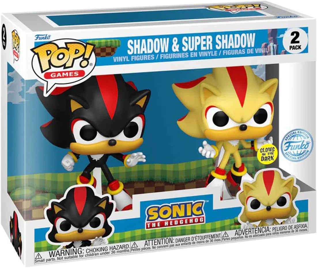 Figurine POP Sonic - Shadow et Super Shadow