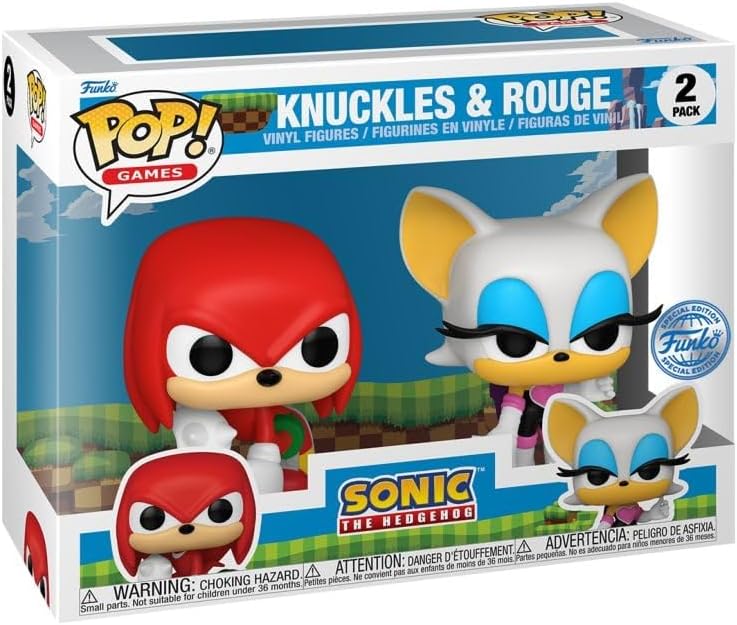 Figurines POP Sonic - Knuckles et Rouge