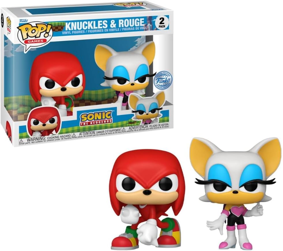 Figurines POP Sonic - Knuckles et Rouge