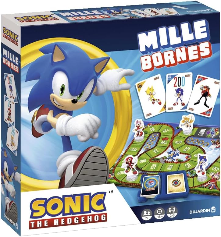 Jeu de Société Mille Bornes Sonic