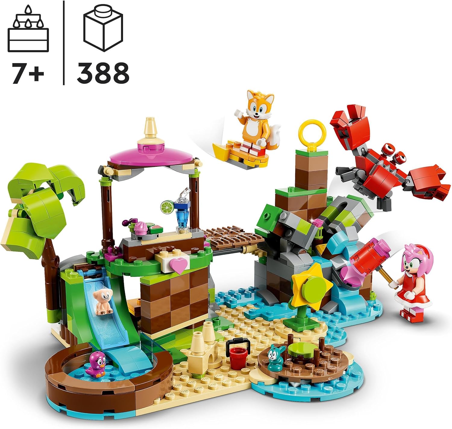 LEGO Sonic - L'île de Sauvetage des Animaux d'Amy