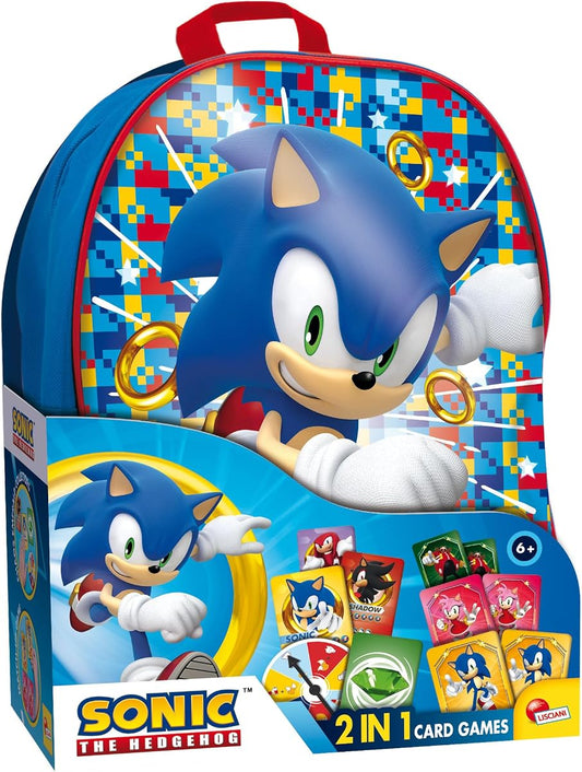 Jeu de Société Sonic - Set Sac à Dos 2 en 1