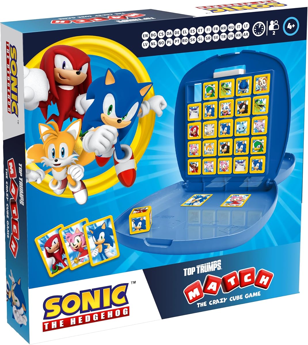 Jeu de Société Top Trumps Match Sonic
