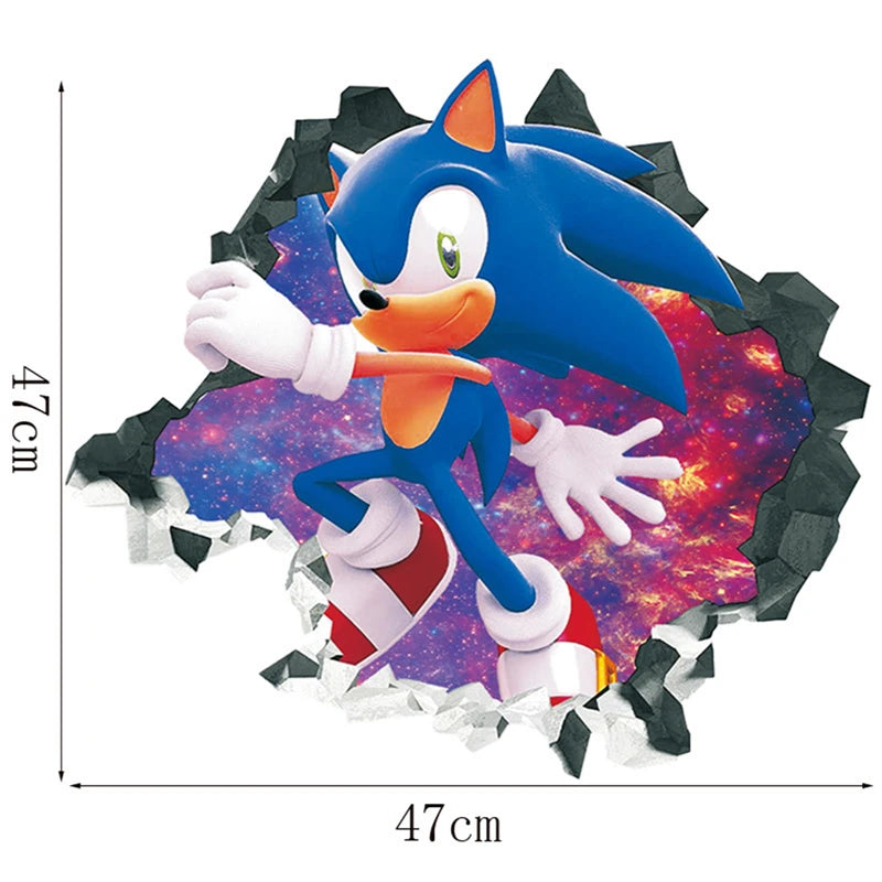 Sticker Mural Sonic dans L'Espace