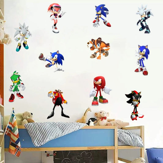 Sticker Mural Personnages Univers Sonic