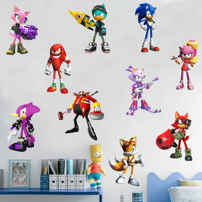 Sticker Mural Personnages Sonic