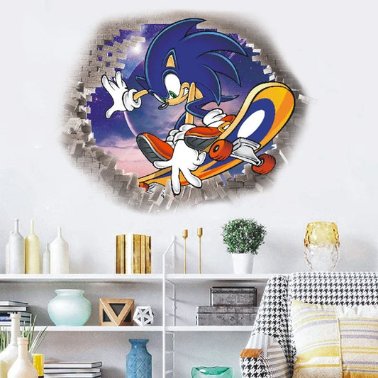 Sticker Mural Sonic Skate