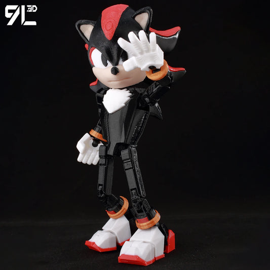 Figurine Sonic - Shadow The Hedgehog Articulé - 14cm
