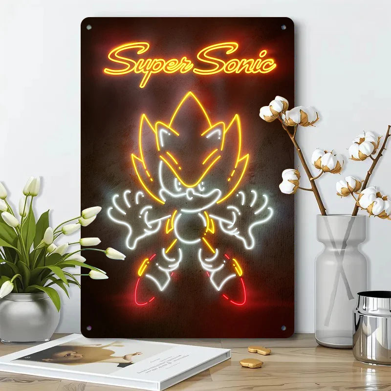 Enseigne LED Sonic - Super Sonic