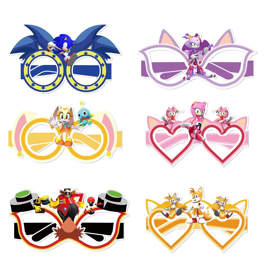 Lunettes de Fête Sonic (Lot)